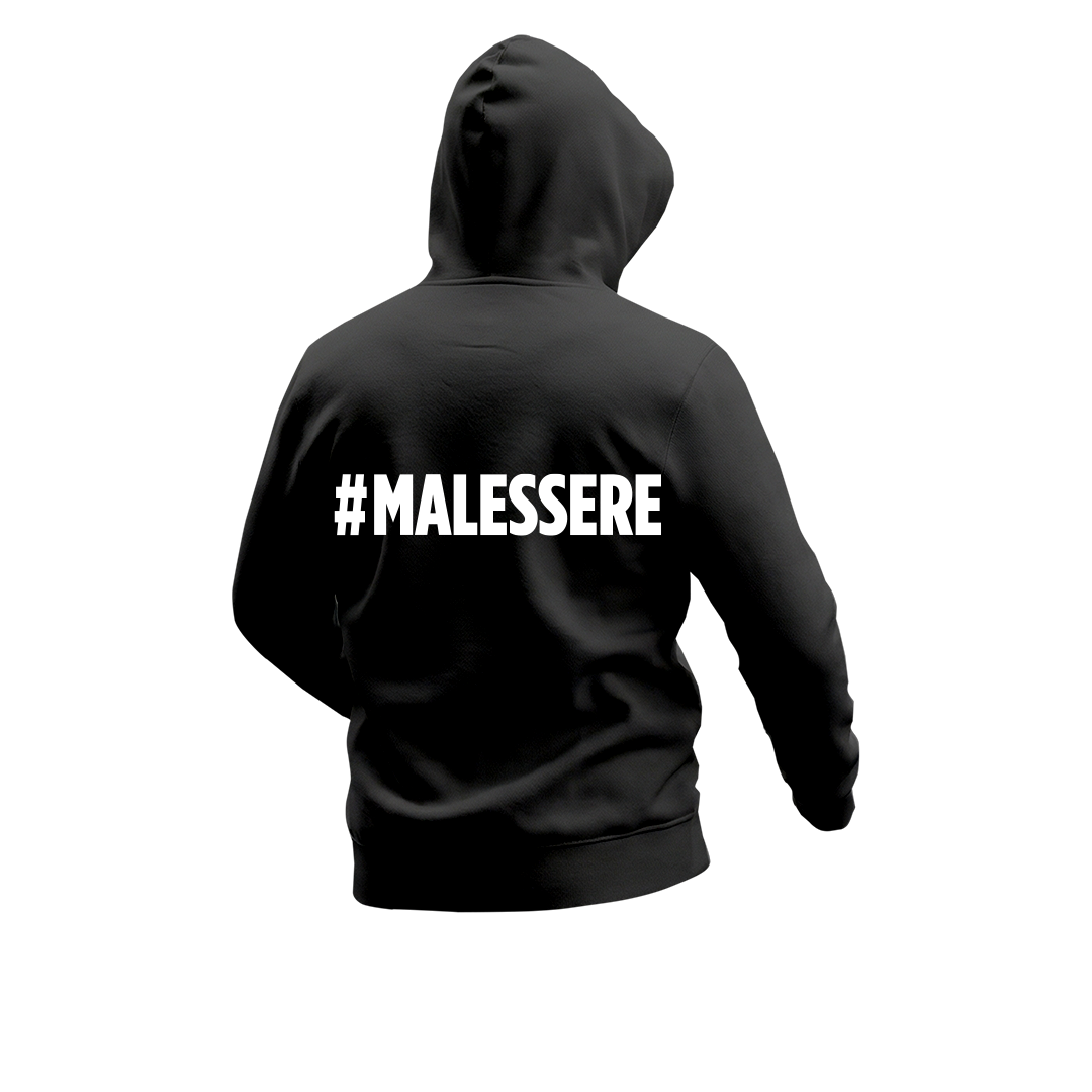 #MALESSERE Felpa Cappuccio