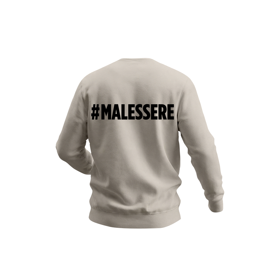 #MALESSERE Felpa Girocolo - Vista 2